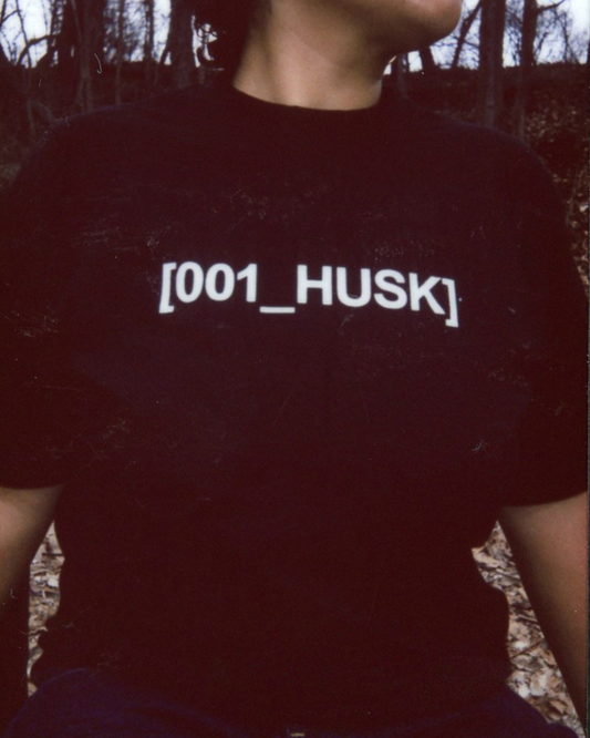 PRE-ORDER - HUSK_001 Black Tee